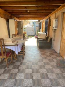 a living room with a table and a couch at House in Molina in Molina