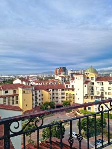 a view of a city from a balcony at Island Club by Smart City Stays in Cape Town