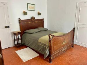 Кровать или кровати в номере Chambre double