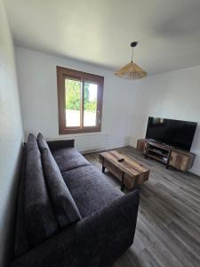 Μια τηλεόραση ή/και κέντρο ψυχαγωγίας στο Villa Fanfan à proximité du circuit des 24H du mans