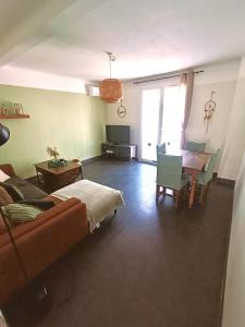 Posezení v ubytování La parenthèse ardéchoise