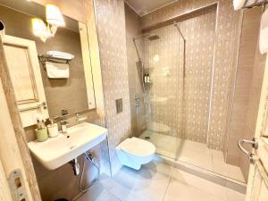 Koupelna v ubytování Boutique Hotel Mimino
