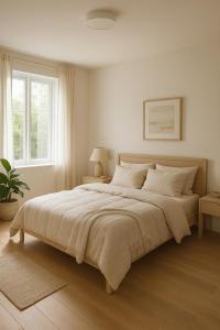 Postel nebo postele na pokoji v ubytování Mayfair Hidden Gem