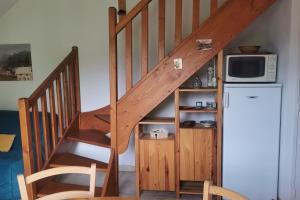 Η κουζίνα ή μικρή κουζίνα στο Charming duplex with 2 balconies and view +12 φωτογραφίες