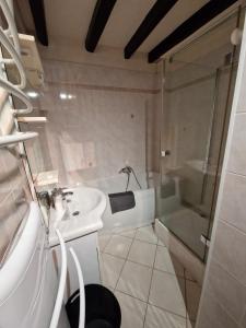 Koupelna v ubytování Grande Maison à la Campagne