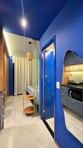 Η κουζίνα ή μικρή κουζίνα στο Flat De Maré - Orla de Salvador