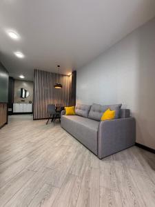 Posezení v ubytování Apartments on Sennaya Street