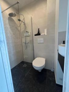 Koupelna v ubytování Résidence Montaigne appartement 3