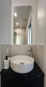 Koupelna v ubytování Résidence Montaigne appartement 3