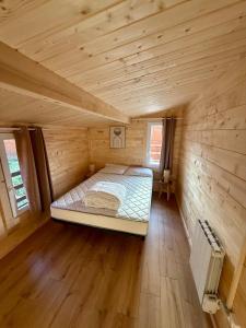 Postel nebo postele na pokoji v ubytování Le Chalet de la Vernie