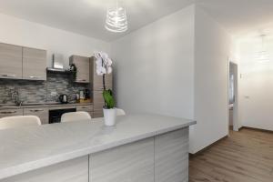 Kuchyň nebo kuchyňský kout v ubytování Tury's House + 62 fotografií