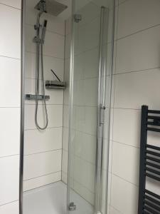 Koupelna v ubytování Neu renovierte Dachgeschosswohnung