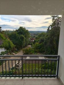 a view from the balcony of a house at Gödöllő Country Home in Gödöllő