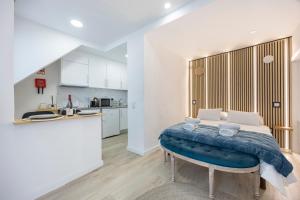 Kuchyň nebo kuchyňský kout v ubytování Almas 20 Casa Praia Apartamentos