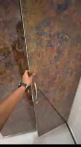 Et badeværelse på Vimal bhavan