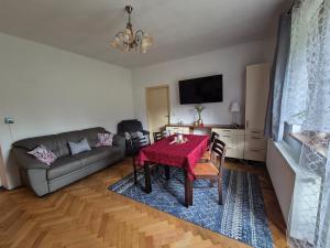 Televisyen dan/atau pusat hiburan di Apartmán U Vachtů
