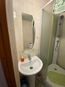 Koupelna v ubytování Апартотель Центр