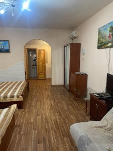 TV a/nebo společenská místnost v ubytování Апартотель Центр