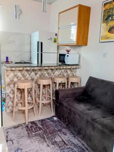 Kuchyň nebo kuchyňský kout v ubytování Apartamento Completo e Centralizado 5