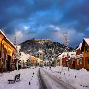 Το Apartamente B&K τον χειμώνα