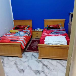 Postel nebo postele na pokoji v ubytování Maison au center ville Tozeur