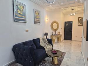 Χώρος καθιστικού στο Une chambre salon avec cuisine