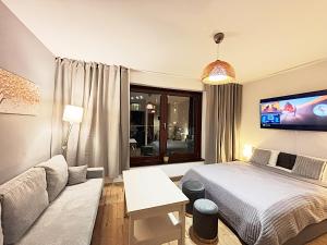 Μια τηλεόραση ή/και κέντρο ψυχαγωγίας στο Apartimento Central Prime4