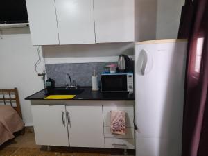 Η κουζίνα ή μικρή κουζίνα στο Departamento por dia