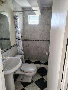 Koupelna v ubytování Claudia House Hz