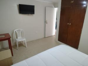 TV a/nebo společenská místnost v ubytování Claudia House Hz