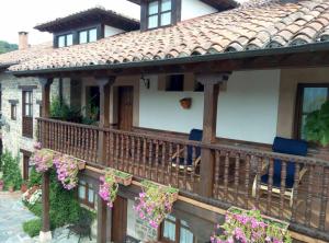 Balkón nebo terasa v ubytování La Hacienda de María