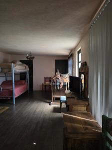 Posezení v ubytování Acogedora casa de campo en Rancho la Cruz