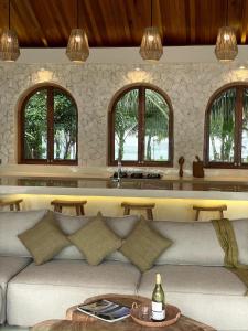 Posezení v ubytování Villa Alamiah Mentawais