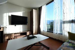 TV a/nebo společenská místnost v ubytování 雲起軒民宿 Cloudscape B&B