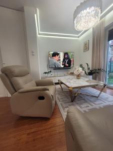 Posezení v ubytování Apartament JOANNA