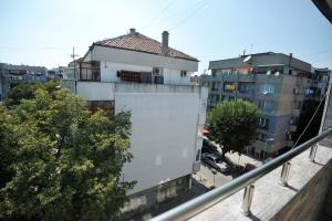 a view from the balcony of a building at Poshta 1 Apartment 3 in Varna City