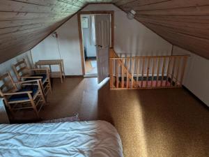 Katil atau katil-katil dalam bilik di 4 person holiday home in HARDBAKKE-By Traum