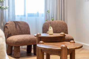 Posezení v ubytování The Hideout, Khorfakkan