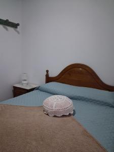 Postel nebo postele na pokoji v ubytování Quintal do Ti Zaquiel