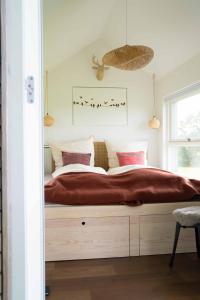 Postel nebo postele na pokoji v ubytování Studio Mini