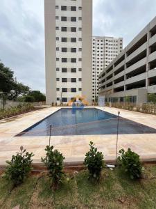 Πισίνα στο ή κοντά στο Apartamento Novo Central Com Elevador A 10 Minutos Do Aeroporto Internacional De Viracopos