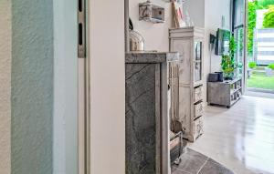 a kitchen with a marble counter in a room at Lovely Home In Diemelsee Ot Sudeck in Rhenegge +12 photos