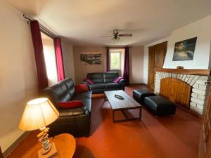 Χώρος καθιστικού στο Gite Oustaou - Village De Gîtes