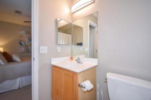 a bathroom with a sink and a mirror at Park Place on the Plains in Auburn +20 photos