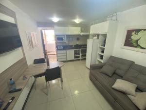 Kuchyň nebo kuchyňský kout v ubytování Flat Perfeito - Praia dos Carneiros