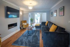 Χώρος καθιστικού στο Contractor & Professional Friendly House