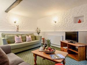 TV a/nebo společenská místnost v ubytování Grooms Cottage Ellicombe