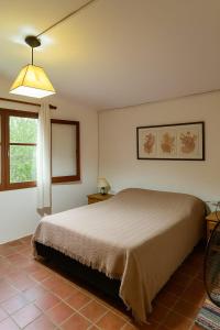 a bedroom with a large bed and a window at Reconquistados Cuchilla Alta in Cuchilla Alta
