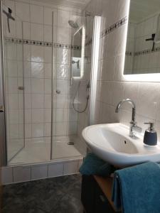 Koupelna v ubytování Vinum 36