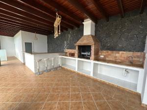 Kuchyň nebo kuchyňský kout v ubytování Villa La Ballena Azul